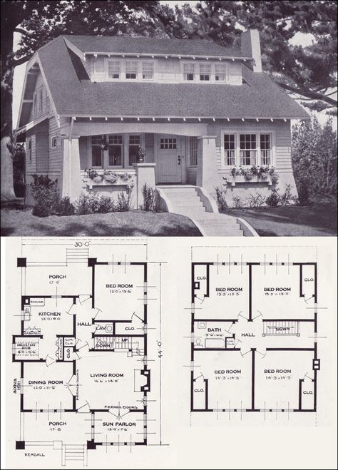 love this house. Dormer Bungalow Plans Layout, 1920 House Plans, 1920s House Plans, 1920s Houses, 1920s Craftsman Bungalows, 1920 Bungalow, Craftsman Bungalow House Plans, Bungalow Plan, Vintage Floor Plans