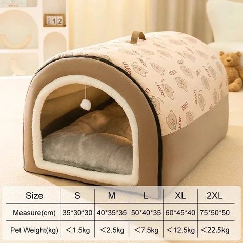 Large Pet Enclosed Bed https://petfulmode.com/products/winter-nest-haven Petful Mode #Hot Big Dog Kennels, Winter Dog House, Warm Dog House, Loving Embrace, Large Dog House, Washable Dog Bed, Dog Bed Furniture, Winter Dog, Sleeping Dogs