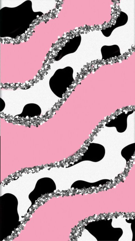 Ph Wallpaper, Cowboy Disco, 21st Ideas, Cheetah Print Wallpaper, Iphone Wallpaper Preppy, Cow Print Wallpaper, Retro Wallpaper Iphone, Bling Wallpaper, Animal Print Wallpaper