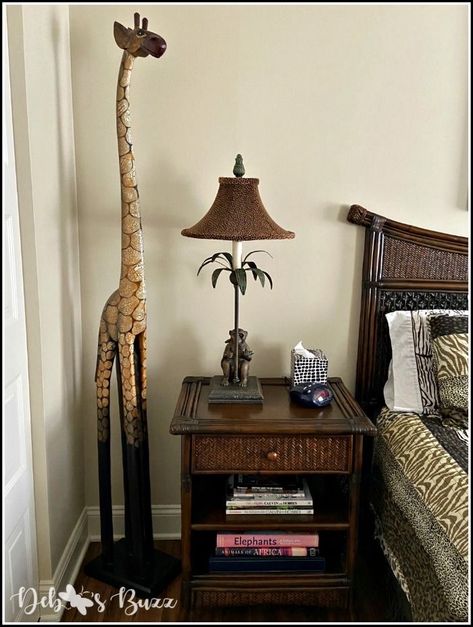 Safari Bedroom Ideas For Adults, Safari Furniture, Safari Theme Room, Safari Living Rooms, Safari Theme Bedroom, Safari Bathroom, Safari Bedroom Decor, African Safari Decor, Jungle Theme Rooms