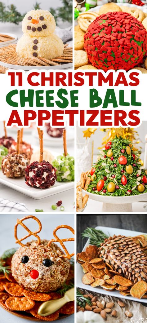 Christmas Cheese Ball Recipes – Looking for the perfect Christmas appetizer? Serve a festive cheese ball! Choose from the best themed holiday cheese ball recipes that are sure to wow the crowd! Oreo Cheeseball Recipes, Cheese Balls For Christmas Holidays, Decorative Cheese Balls, Cheese Ball Presentation, Ball Themed Food, Christmas Cheeseball Wreath, Cheese Ball Tray Ideas, Christmas Themed Cheese Ball, Cheese Ball For Thanksgiving