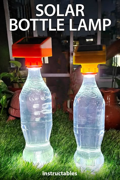 Diy Inventions Projects, Solar Panel Projects For School, Solar Light Camping Ideas, Solar Power Stem Projects, Bottle Print Design, Camp Lighting Ideas, Camping 3d Print, 3d Print Camping, Camping Lights Ideas