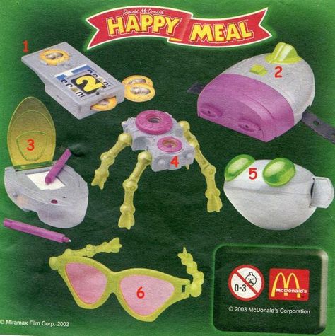 Spy Kids 2, Right In The Childhood, Childhood Memories 90s, Childhood Memories 2000, Mcdonalds Toys, Spy Kids, Toy Display, Happy Meal Mcdonalds, 90s Childhood