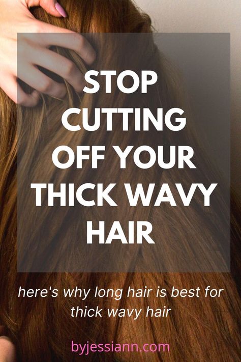 Why It's Time to Grow Out Your Thick Wavy Hair - Haircare for Thick Wavy Hair Frizzy Short Hair, Best Hair Length, Wavy Hair Texture, Short Thick Wavy Hair, Thick Frizzy Hair, Fizzy Hair, Frizzy Wavy Hair, Wavy Hair Tips, Haircuts For Frizzy Hair