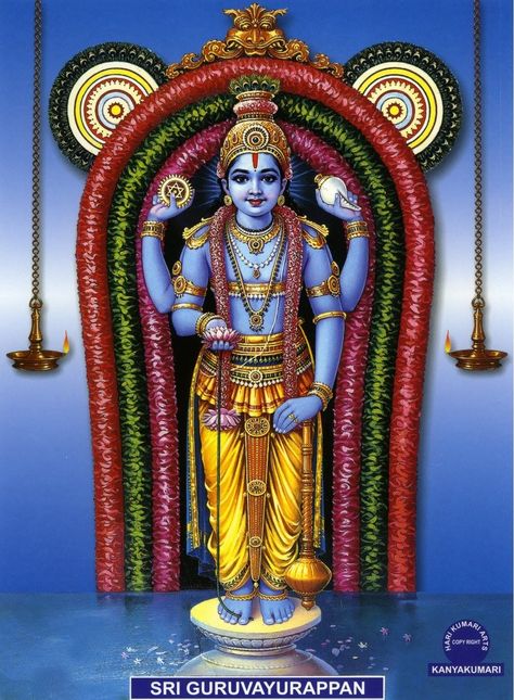 Guruvayurappan Images, Guruvayoor Temple Images, Guruvayoorappan Images, Spiritual Pictures, Krishna Temple, The Mahabharata, Zero Wallpaper, Lord Vishnu Wallpapers, Tanjore Painting