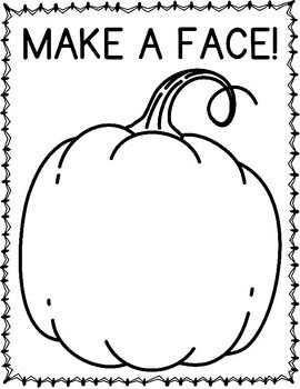 Pumpkin Theme Activities Preschool, Preschool Pumpkin Decorating Contest, Simple Pumpkin Craft, Halloween Crafts For School Age Kids, Jackolantern Crafts For Preschool, Pumpkin Leaf Template, Faces For Pumpkins, Pumpkin Printables Free Template, How To Carve A Pumpkin