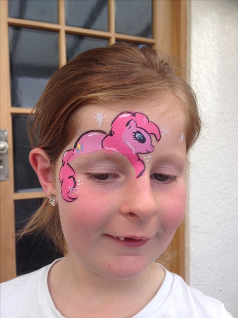 Pinkie Pie!  I'm trying different styles of ponies. #pinkiepie #pinkie #pony #facepaint #flixetysfacepainting Pinkie Pie, Facepaint, Ponies, Face Painting, Different Styles, Face Paint, Carnival Face Paint, Carnival, Pie