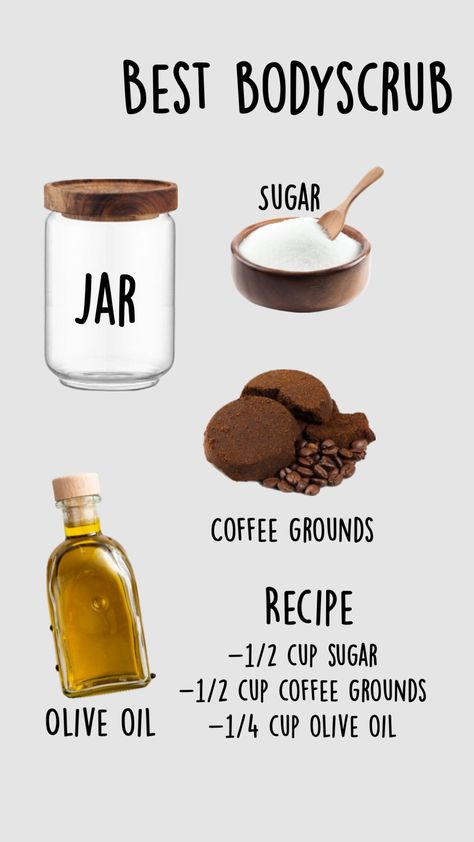 #beauty #diy #bodyscrub #athomebeuty #scrub #coffee #coffeescrub Coffee Body Scrub Diy, Coffee Ground Scrub, Coffee Soap Recipe, Coffee Sugar Scrub, Diy Body Scrub Recipes, Ground Recipes, Coffee Scrub Diy, Sugar Scrub For Face, Scrub Diy