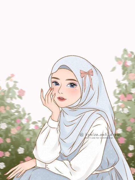 Seni digital art, hijabi art, make up art, kartun muslimah Hijabi Pfp Cartoon, Hijabi Art, Hijab Art, Princess Illustration, Kids Art Galleries, Color Drawing Art, Cute Mobile Wallpapers, Islamic Cartoon, Hijab Cartoon