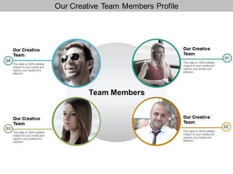 Our Creative Team Members Profile | Presentation PowerPoint Templates | PPT Slide Templates | Presentation Slides Design Idea Team Slide Design, Team Presentation Design, Team Members Design Layout, Team Design Layout, Team Members Design, Team Profile, Team Presentation, Company Banner, Free Powerpoint Presentations