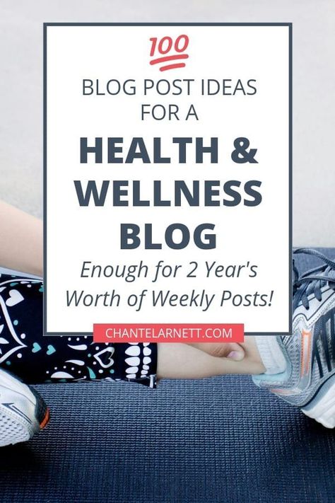 If you have a brand new health and wellness blog or you're just looking for some fresh health blog topics, read on for a list of 100 reader-focused health blog post ideas to write one (or even two) new blog posts for an entire year! via @chantel_arnett Health Blog Ideas, Write Ideas, Fitness Blogs, Blog Post Ideas, Health Topics, Stem Challenge, Wellness Activities, Sport Nutrition, Wellness Inspiration