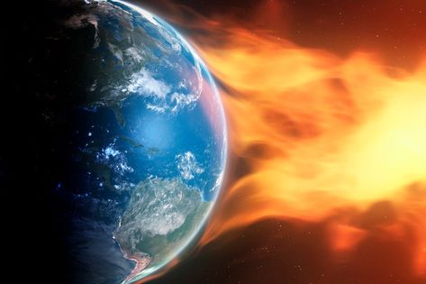 Solar storm ‘ejection’ is headed for Earth tomorrow – how to spot its effects Solar Storm, Schumann Resonance, Geomagnetic Storm, Eyes Watering, Google Web, Solar Flares, Weather Predictions, Our Galaxy, Web News