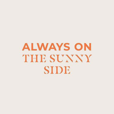 keep on the sunny side Summer Quotes, Peaceful Places, Happy Words, Story Instagram, 로고 디자인, Quote Aesthetic, Pretty Words, Pretty Quotes, The Words