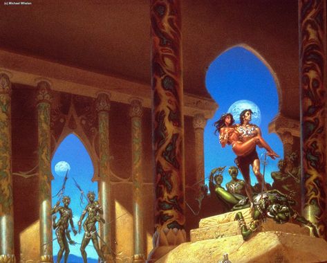 A Princess of Mars, by Michael Whelan Princess Of Mars, Michael Whelan, A Princess Of Mars, John Carter Of Mars, Edgar Rice Burroughs, Adventure Movie, Frank Frazetta, Pop Culture Art, Pulp Art