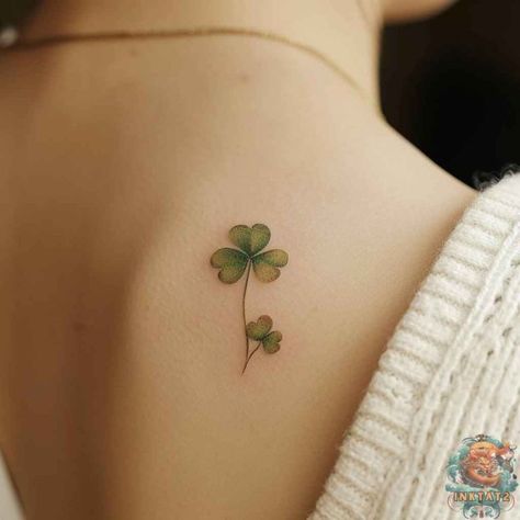 Luck of the Ink: Exploring the Symbolism and Beauty of Three Leaf Clover Tattoos: 74 Designs - inktat2.com Least Painful Tattoo, Leaf Clover Tattoo, Tattoo On Wrist, Four Leaf Clover Tattoo, Clover Tattoo, Shamrock Tattoos, Cool Wrist Tattoos, Irish Tattoos, Tattoos Inspiration