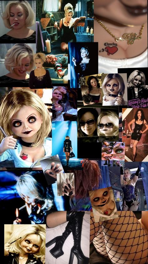 Tiffany Valentine Wallpaper, Movie Character Wallpaper, Chucky And His Bride, Horror Wallpapers, Tiffany Bride Of Chucky, Tiffany Bride, Tiffany Valentine, Chucky Movies, Valentine Wallpaper