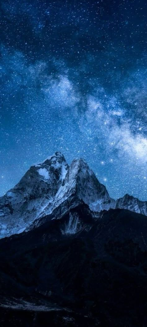 Nepal Hd Wallpaper, Gosaikunda Lake, Mountains At Night, Night Sky Photography, Wallpaper Images Hd, Night Sky Wallpaper, Sky Mountain, Mountain Wallpaper, Night Landscape