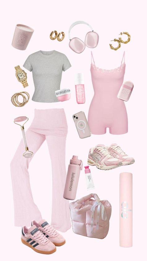 Princess Pilates, Cute Easy Outfits For School, Outfit Ideas Pink, Punk Style Outfits, Pink Pilates Princess, Pilates Gym, Breaking Barriers, Pink Pilates, Cute Pajama Sets