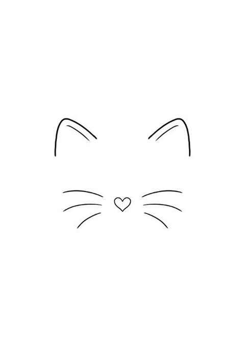 Tiny Cat Paw Tattoo, Simple Animal Silhouette, Kitty Paw Tattoo, Cat Paw Doodle, Cat Paw Drawing, Tiny Tattoo Ideas, Paw Tattoo, Cat Tattoo Designs, Tiny Tattoo