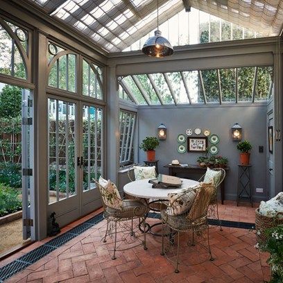 Whether you are hunting for conservatory design ideas, or just want to gaze longingly at glass houses, get inspired by these stylish structures. Conservatory Interiors, What Is A Conservatory, Conservatory Design, Big Windows, Glass House, Garden Room, My Dream Home, Kitchen Dining Room, Indore