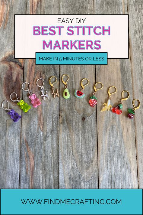 Use our video to create stunning stitch markers in less than 5 minutes! Discover how easy it is to add a personal touch to your crochet projects. Perfect for beginners and experts alike, these stitch markers make crocheting faster, easier, and more enjoyable. DIY has never been this simple and fun. Let's boost your crocheting to a whole new level! Diy Stitch Markers, Stitch Markers Diy, Crochet Stitch Markers, Diy Marker, Crochet Photo Props, Beaded Things, Crochet Earrings Pattern, Free Gift Tags, Cute Stitch