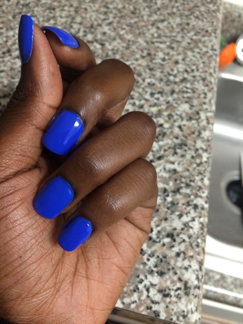 Electric Blue Nails, Cobalt Blue Nails, Sapphire Nails, Salad Fingers, Nail Vibes, Nails Inspo, Purple Nails, Blue Nails, Dream Wardrobe