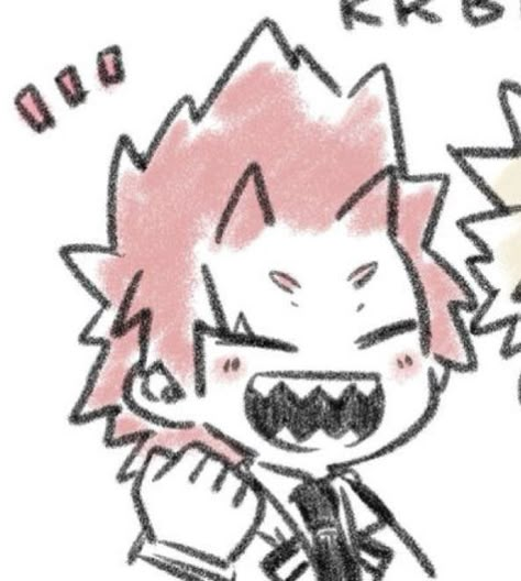 Chibi Mha, Chibi Drawing Ideas, Pfp Mha, My Hero Academia Kirishima, Bnha Kirishima, Kirishima X Bakugo, Drawings To Trace, Eijirou Kirishima, Shark Boy