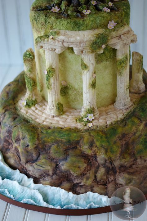 Baucis And Philemon, Geometric Cake, 18th Cake, Realistic Cakes, Big Wedding Cakes, Beautiful Cake Designs, Greek Myth, Tree Lover, Different Cakes