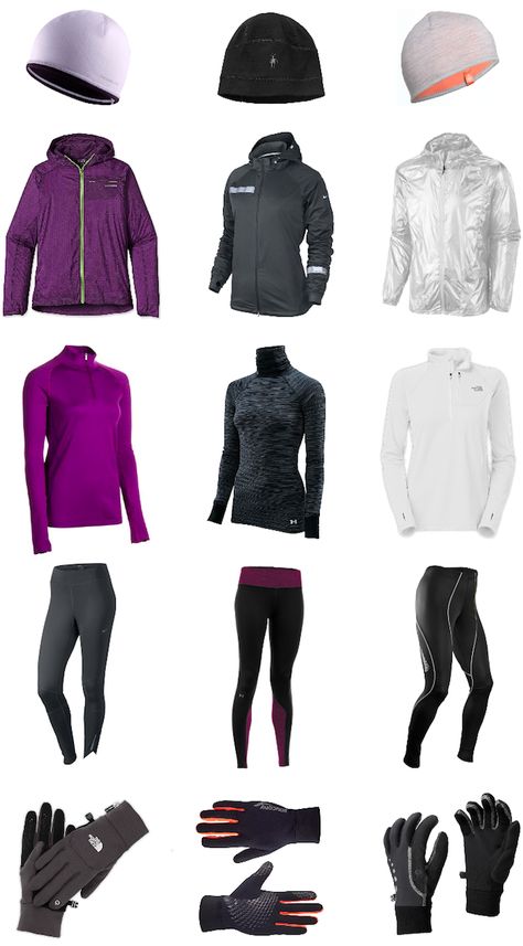 The official start of winter is just around the corner but this should not deter you runners when there are so many great jackets, tights, tops, hats and gloves to keep you warm and happy running outdoors this winter. Winter Running Hat, Running Clothes Women Winter, Cold Running Gear, Running Accessories For Women, Running Winter Outfit, Running Outfit Cold, Running Outfits For Women Winter, Running Clothes Winter, Winter Running Outfits