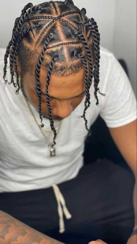 Men Hairstyle Ideas, Single Braids Hairstyles, Black Boy Hairstyles, Mens Twists Hairstyles, Braid Styles For Men, Boy Braids Hairstyles, Cornrow Hairstyles For Men, Braids For Boys, Dreadlock Hairstyles For Men