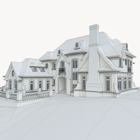 Luxury Mansion House #Luxury, #Mansion, #House Mansion Plans, French Mansion, Colonial Mansion, Mansion Exterior, Luxury Houses Mansions, Luxury Mansion, Mansion House, Diy House Plans, Suburban House