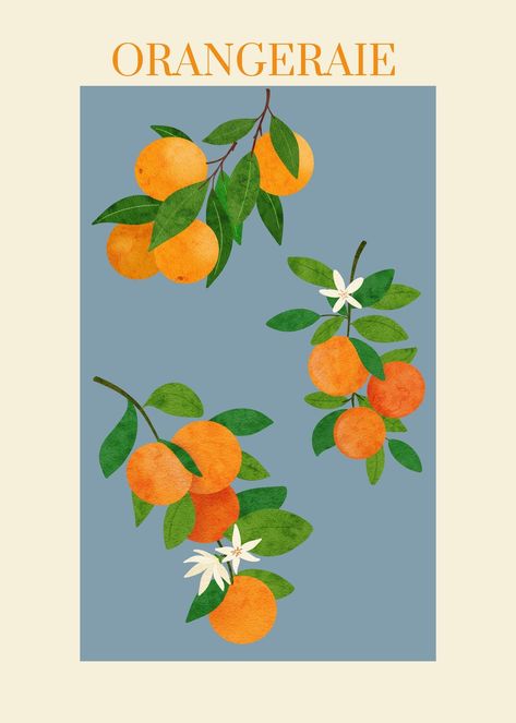 Fruits Reference, Orange Fruit Art, Citrus Theme, Orange Party, Orange Paint, Blossom Print, Future Apartment, Orange Fruit, Fruit Art