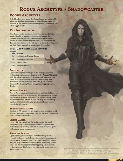 Dnd Shadow Sorcerer, Dnd Bounty Hunter, Dnd Royalty, Dnd Rogue Character Design, Dnd Character Concept Art, D&d Character Concepts, Rogue Archetypes, Homebrew Races, Gossamer Veil