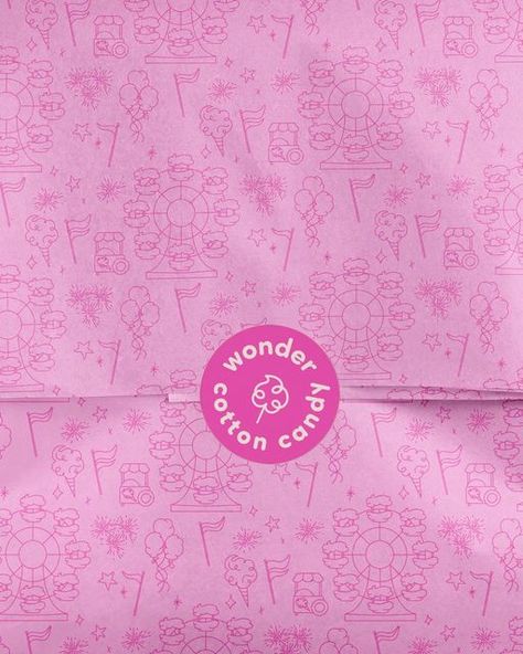 Cotton Candy Branding, Brand Reveal, Instagram Brand, Candy Brands, Web Design Studio, Last Post, Identity Design, Brand Design, My Last