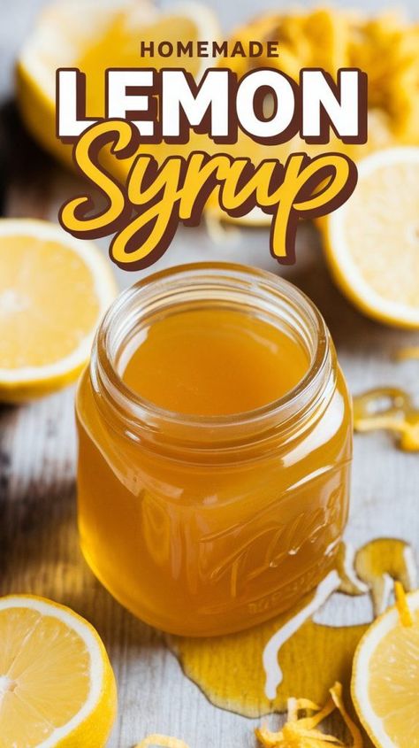 Want to make every drink special? Lemon Coffee Syrup adds a pop of flavor you’ll love. Pin it now so you don’t miss it. Drink Syrup Recipes, Diy Coffee Syrup Recipes, Diy Coffee Syrup, Syrup Recipe Homemade, Lemon Syrup Recipe, Coffee Syrup Recipes, Coffee Syrup Recipe, Diy Syrup, Vanilla Syrup For Coffee