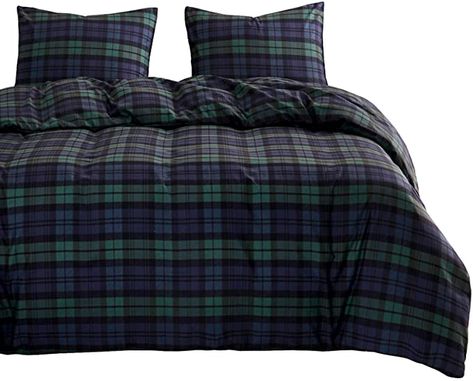 Dark Green And Navy, Plaid Comforter, Plaid Bedding, Cool Comforters, Lightweight Bedding, Bed Comforter Sets, Twin Comforter, Queen Comforter, King Comforter