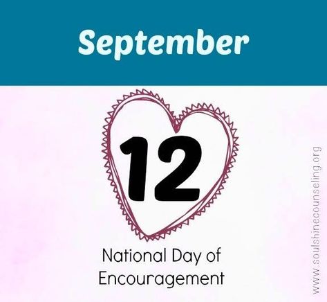 September 12th is National Day of Encouragement. We know that a little motivation and positive messages are good to both hear and pass along, but do we sometimes forget to share that with others? Make today an opportunity to inspire or motivate someone you know!   #nationaldayofencouragement National Days In September, Happy National Day, Employee Recognition, National Days, Healthcare Industry, National Day, Positive Messages, Great Quotes, Me Quotes