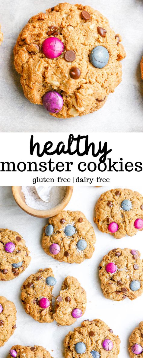 Gluten Free Monster Cookies, Gluten Free Cookies Easy, Oatmeal Peanut Butter, Monster Cookies Recipe, Monster Cookie, Best Cookies Ever, Gluten Free Cookie Recipes, Peanut Butter Roll, Frozen Cookies