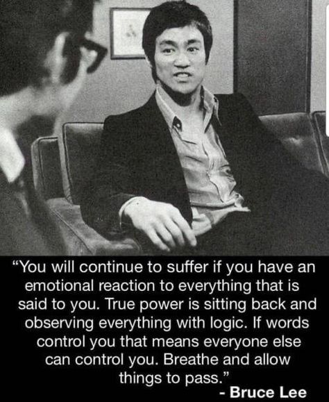 Is it all about breathing and staying calm - quotes post - Imgur Bruce Lee Quotes, Great Inspirational Quotes, Pencak Silat, Warrior Quotes, Badass Quotes, Bruce Lee, Quotable Quotes, A Quote, Wise Quotes