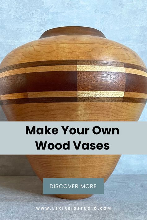 Are you ready to dive into the world of wood turning projects? Our guide is perfect for beginners and seasoned crafters alike, offering step-by-step instructions to create stunning wood vases. Discover the joy of transforming simple wood into a masterpiece. With our easy-to-follow tips and creative ideas, you'll be able to add a personal touch to your home decor. Start your wood vase DIY journey today and impress everyone with your skills! Wooden Vases Ideas, Wood Vases, Wooden Centerpieces, Abstract Techniques, Vase Diy, Summer Centerpieces, Concrete Wallpaper, Vase Collection, Log Cabin Decor