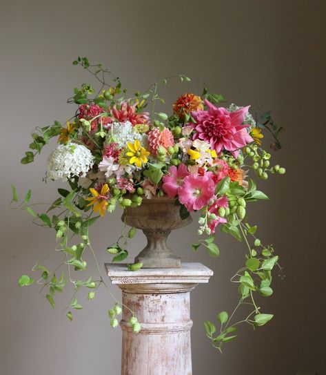 Floral designers from around the world share their ideas for creating inspiring and beautiful seasonal flower arrangements for summer. Flowers Types, Delivery Flowers, Pink Perennials, Summer Flower Arrangements, Flowers Quotes, Flowers Drawing, Flower Subscription, Flowers Delivery, Bouquet Flower