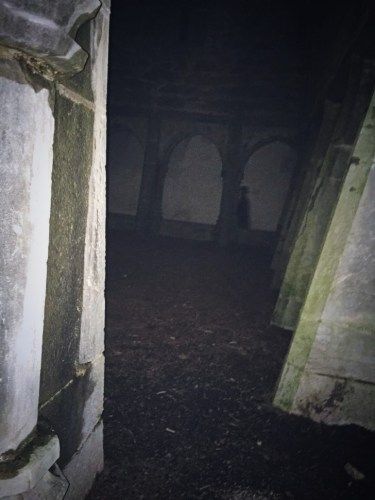 Shadow Monk The photo to the left was taken in Ireland’s historic Muckross Abbey. Could the shadowy figure in the background be the ghost of a long-dead friar? Founded in 1448, Muckross Abbey has a dark and violent past. The abbey was home to Franciscan friars who were repeatedly raided by bands of marauders. The men also suffered from Cromwellian forces. Now, only ruins of the once majestic structure remain. The graveyard surrounding the abbey has a chilling reputation. One creepy legend spea Shadow Monk, Photo Shadow, Ghost Pics, Ghost People, Paranormal Pictures, Ghost Photo, Harry Potter Universe, Paranormal Photos, Ghost Sightings