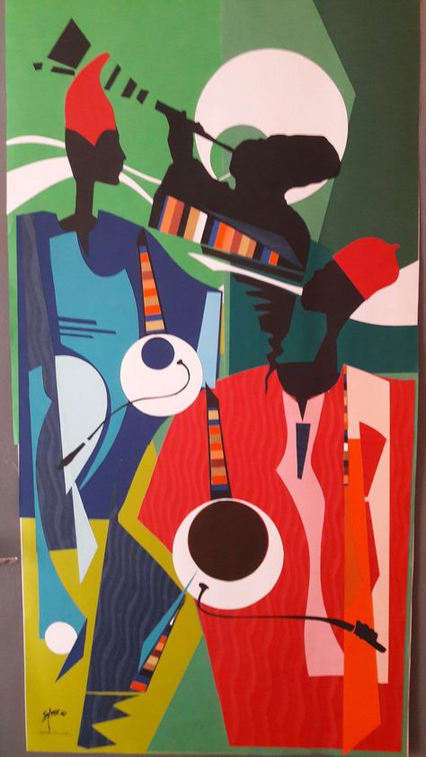 Nigerian Art Artworks, Nigerian Art Paintings, Nigerian Aesthetic, Nigerian Art, Nigerian Culture, Fela Kuti, Apartment Wall Art, Inspiration Painting, Brand Ideas