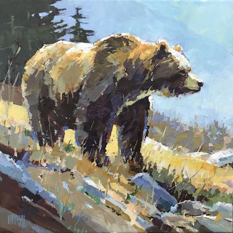 Randy Hayashi, Paintings Animals, Canadian Wildlife, Canadian Painters, Bear Paintings, Magic Realism, The Rocky Mountains, Canadian Art, Bear Art