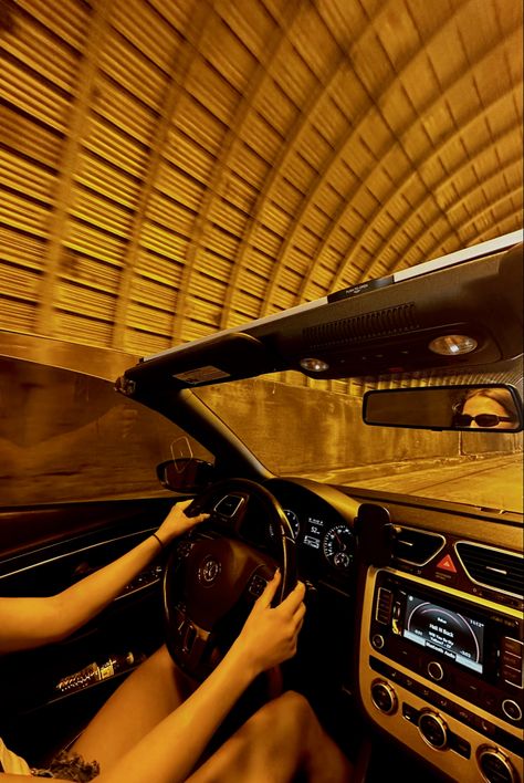 driving, car, tunnel, friends, aesthetic, drive, summer, convertible, girl, sunglasses Driving Convertible Aesthetic, Convertible Car Aesthetic, Convertible Aesthetic, Uptown Aesthetic, Car Tunnel, Aesthetic Drive, Driving Aesthetic, Golden Brunette, Girl Sunglasses