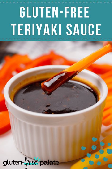 Gluten Free Teriyaki Sauce Recipe, Gluten Free Teriyaki, Gluten Free Teriyaki Sauce, Gluten Free Chinese Food, Gluten Free Asian Recipes, Gluten Free Chinese, Pollo Teriyaki, Gluten Free Sauces, Teriyaki Sauce Recipe