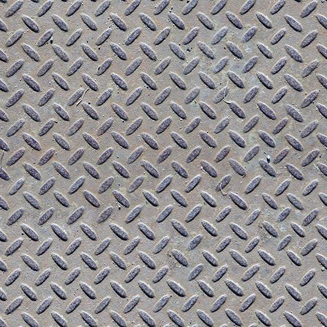 Seamless diamond patterned steel floor or wall  #GraphicRiver         This seamless tile (2000×2000) of an industrial steel grate has an organic feel with enough natural, photographic variations. Perfect for use in print, web or 3D projects.     Created: 4November13 GraphicsFilesIncluded: PhotoshopPSD #JPGImage Layered: No MinimumAdobeCSVersion: CS PixelDimensions: 2000x2000 Tileable: Yes Tags: background #diamond #floor #grate #grey #grunge #industrial #metal #pattern #plate #repeating #seamles Industrial Pattern, Sci Fi Floor, Metal Flooring, Industrial Texture, Hud Elements, Steel Texture, Industrial Wallpaper, Liquid Fabric, Industrial Sofa