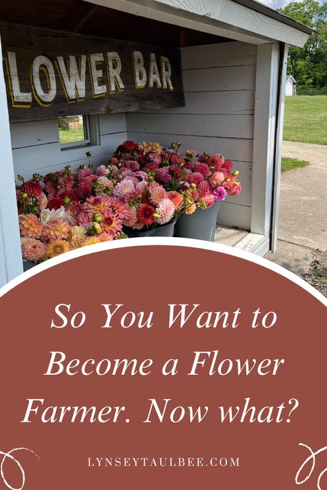 You've always loved growing flowers. You love the way they look, the way they smell, and the way they make people feel. And now, you're ready to take your love of flowers to the next level by starting your own flower business. What's next? Click to learn more. Flower Farm Names, Farming Business, Cut Flower Farm, Farm Business, Flower Business, Flower Farmer, Cut Flower Garden, Growing Flowers, Flower Farm