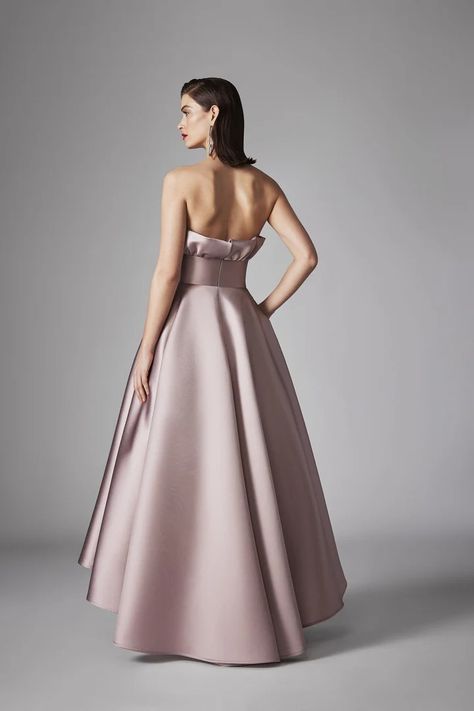 Frascara Designer Dresses and Gowns – Page 4 – Mydressline High Low Gown, Draped Bodice, Plastic Dress, Satin Evening Dresses, Woman Suit Fashion, High Low Skirt, Cocktail Evening Dresses, Evening Attire, Pocket Dress