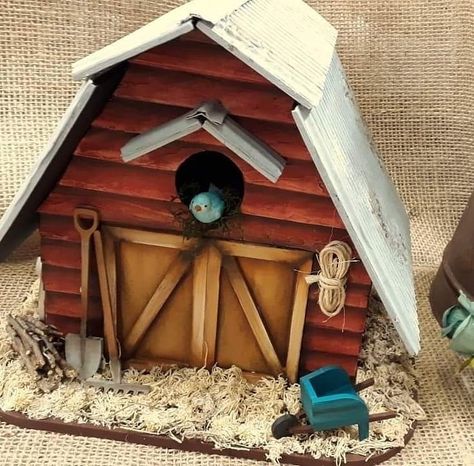 Birdhouse Projects, Beautiful Horse Pictures, Farmhouse Crafts, Bird Houses Painted, Decorative Bird Houses, Country Paintings, Wooden Cutouts, Folk Art Painting, Horse Pictures